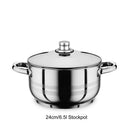 Prestige Infinity Stainless Steel Cookware Set 9Pcs | Induction Compatible Cooking Pots and Pans Set | Cooking Set with Glass lids | Silver - PR7001