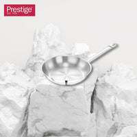 Prestige Stainless Steel 12Pc Cookware Set | Induction Bottom Pots and Pans Set | Cooking Combo Set Model- PR80981