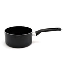 Prestige Safecook Nonstick Saucepan 16 cm | Aluminum Saucepan with Glass Lid | PR22096 - Black
