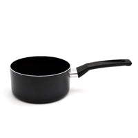 Prestige Safecook Nonstick Saucepan 16 cm | Aluminum Saucepan with Glass Lid | PR22096 - Black