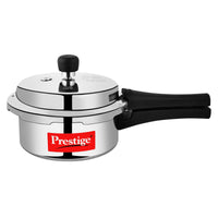 Prestige Popular Pressure Cooker 2 L | Aluminium Pressure Cooker | Silver - MPP22100