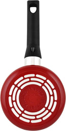 Prestige Classique Non-Stick Sauce Pan 14 cm | 3X Ultra Tough Frying Pan | Red - PR15906