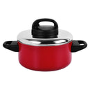 Prestige Classique Non-Stick Casserole 1.9L / 18 cm | 3X Ultra Tough Cooking Pot with Stainless Steel Lid | Red - PR21542