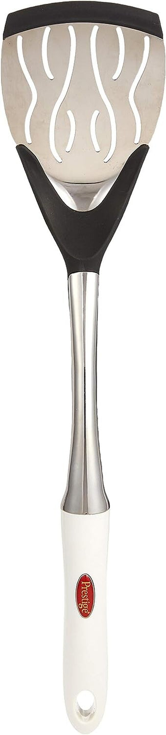 Prestige Stainless Steel Slotted Turner | White - PR53211
