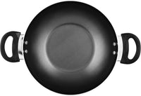 Prestige Classique Flat Bottom Kadai with Stainless Steel Lid 30cm | 3X Ultra Tough Kadai with Lid | PR21500