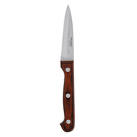 Prestige Classic Paring Knife 8cm | Wooden Handle Knife | Tough Hollow Ground Blades | PR1973