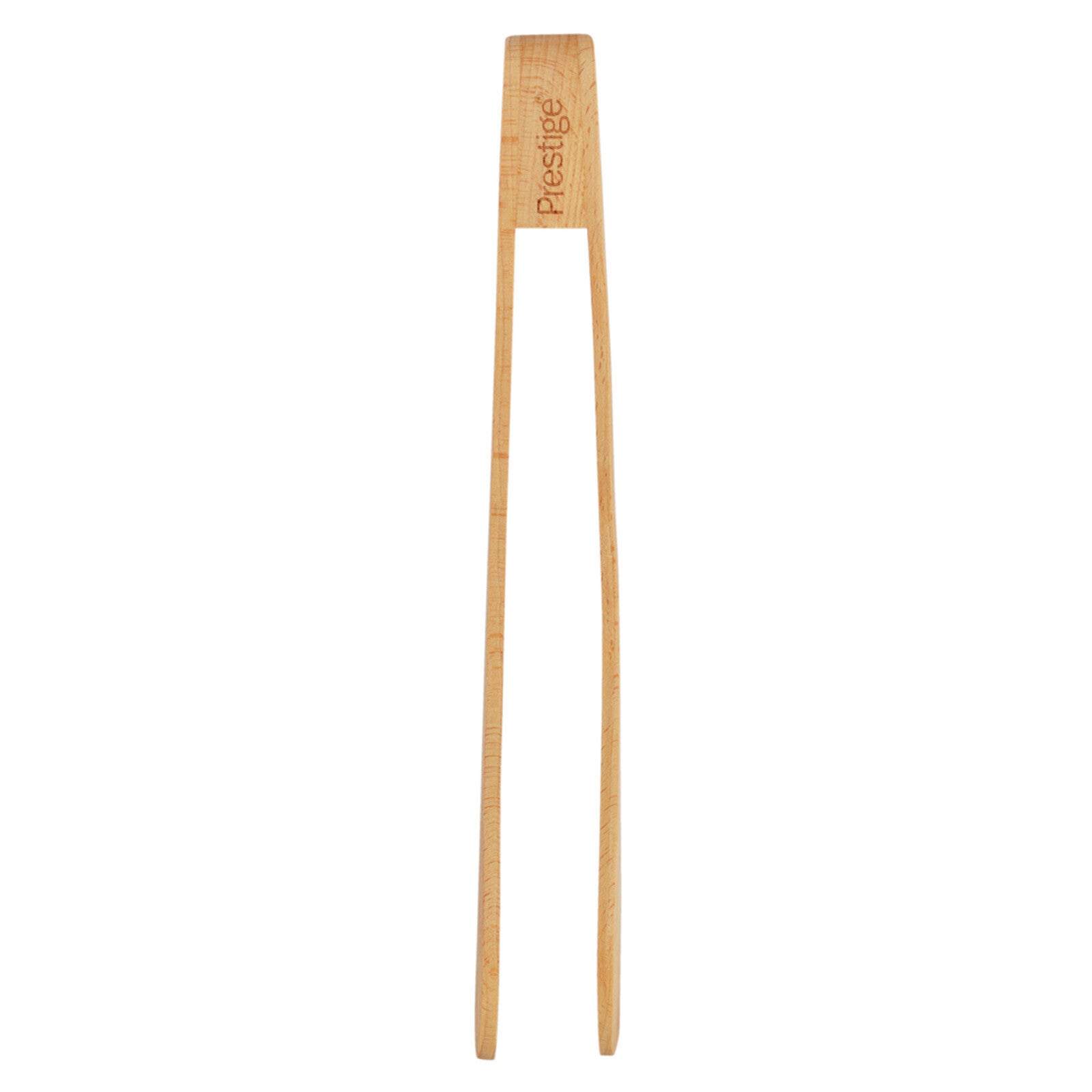 Prestige Wooden Tongs for Kitchen | Wooden Tongs Ideal for BBQ, Salad, Toaster, Bread & Pickles | Brown - PR51178