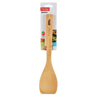 Prestige Wooden Rice Spoon | Rice Paddle Spoon | Wood Non Stick Rice Scooper with Round Shallow Head | Wooden Serving Spoon | Brown PR51177