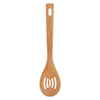 Prestige Wooden Slotted Spoon | Durable Tools Perfect for Nonstick Pan and Cookware | Brown - PR51173