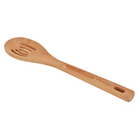 Prestige Wooden Slotted Spoon | Durable Tools Perfect for Nonstick Pan and Cookware | Brown - PR51173