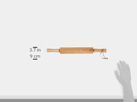 Prestige Wooden Rolling Pin (Roller) | Long Dough Roller for All Baking Needs | PR50448