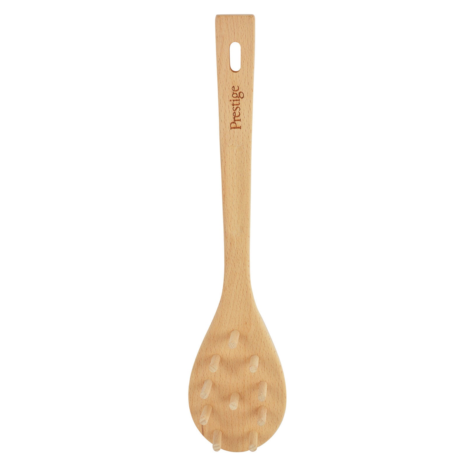 Prestige Wooden Wooden Pasta Spoon Spaghetti Fork | Noodle Spoon | Pasta Forks Spaghetti Ladle Pasta Spatula | Brown - PR51172
