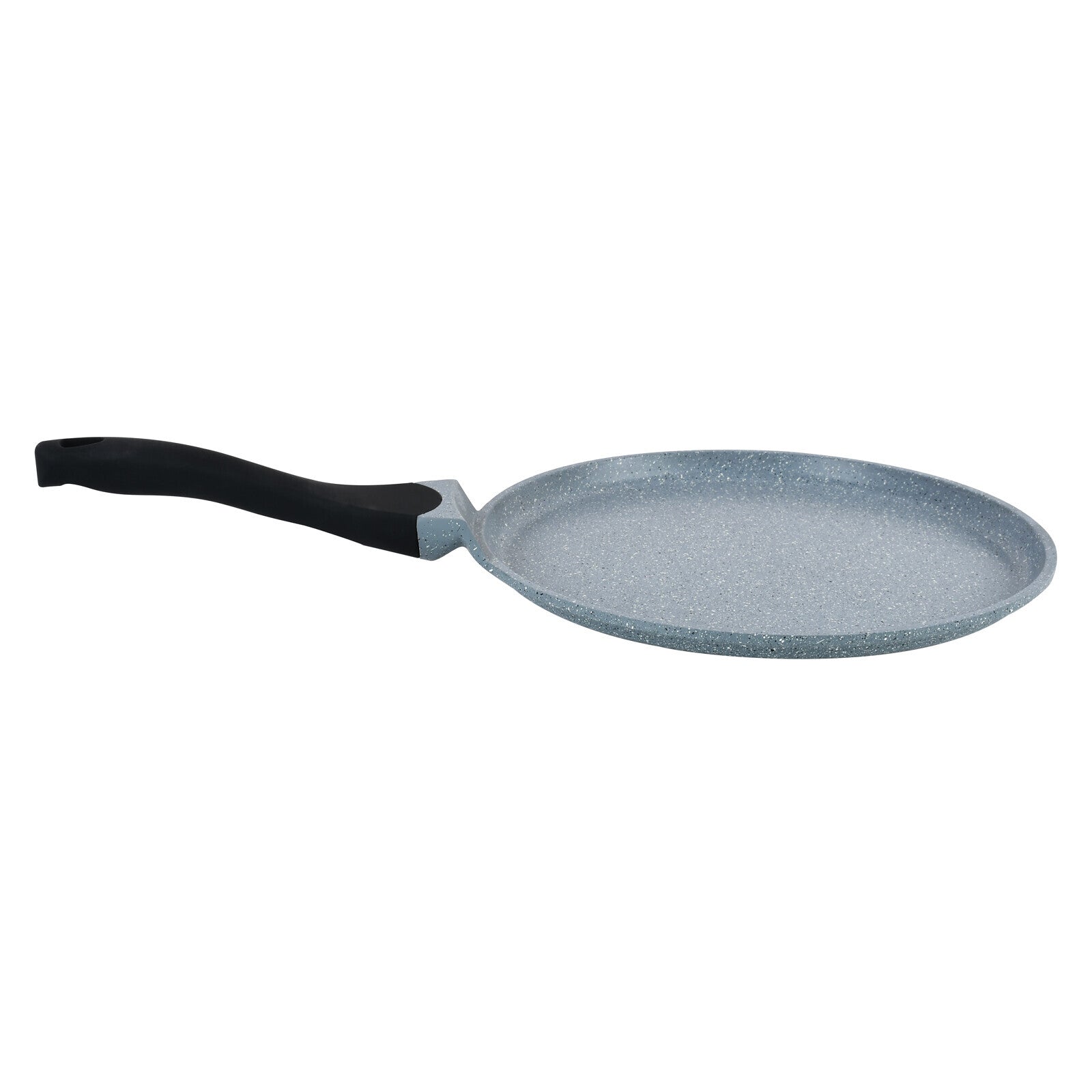 Prestige Cast Aluminium 26 CM Speckled Tawa | Long Lasting Non Stick Coating | Non Slip Bakelite Handle | Aluminium Induction base|Induction Compatible | PR15854 - Grey