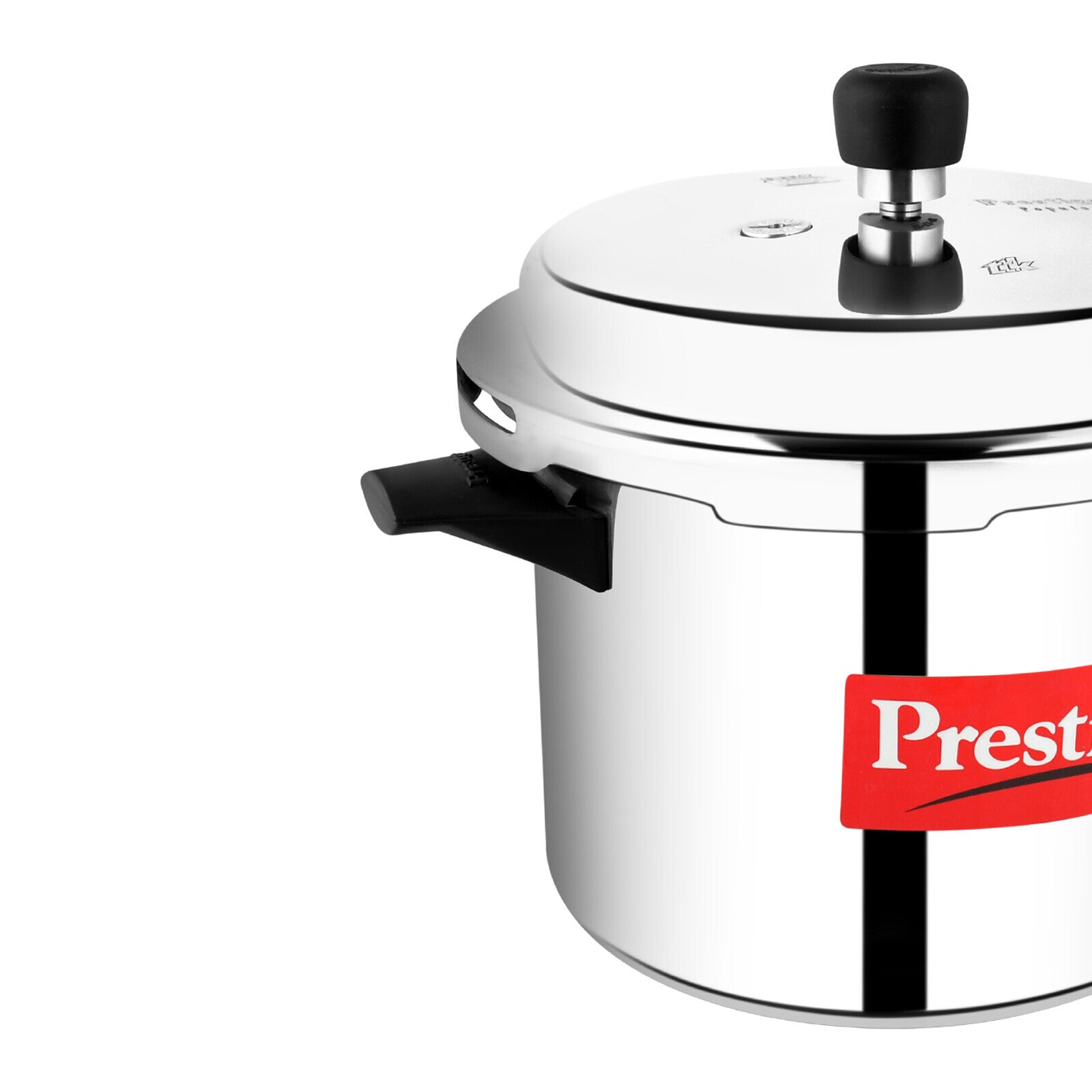 Prestige Popular Pressure Cooker 4 L | Aluminium Pressure Cooker | Silver - MPP24100