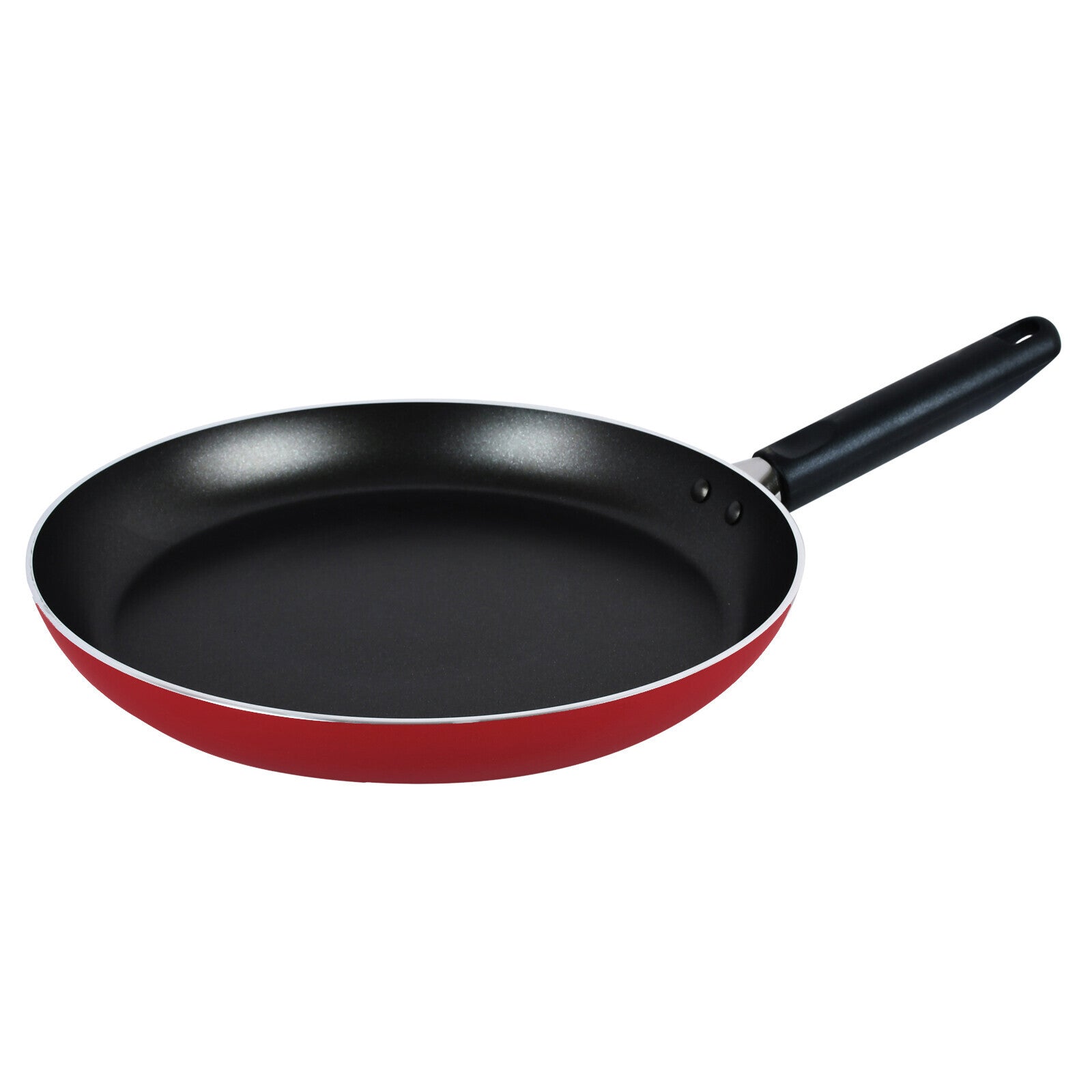 Prestige Classique Non-Stick 3Pcs Cookware Pan Set | 3X Ultra Tough Induction Compatible Frying Pan 28Cm & Wok with Lid 26CM | Red - PR15921