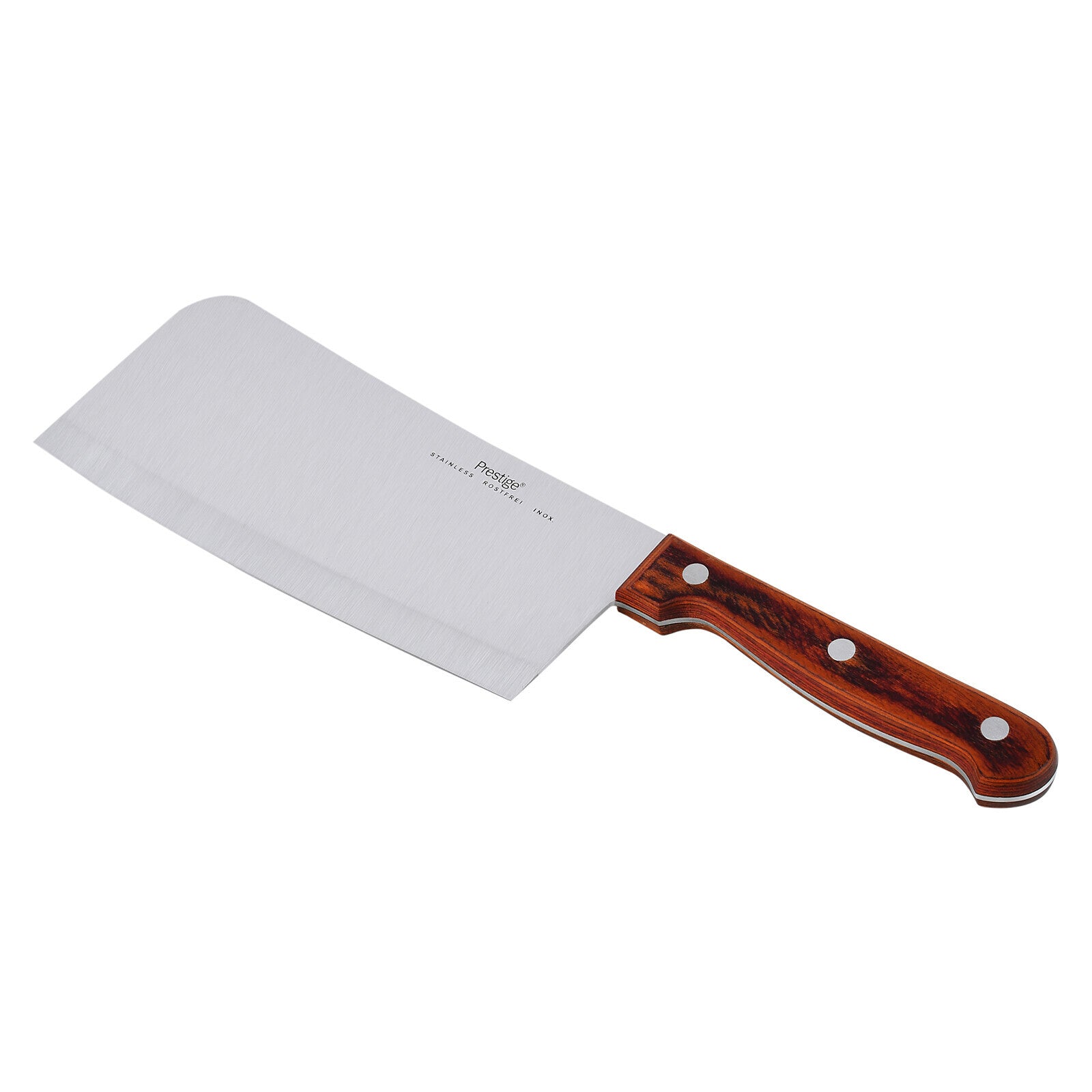Prestige Classic Chopper Knife 18cm | Wooden Handle Knife | Tough Hollow Ground Blades | PR1980