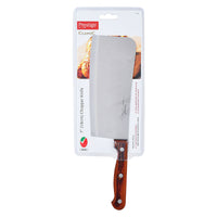 Prestige Classic Chopper Knife 18cm | Wooden Handle Knife | Tough Hollow Ground Blades | PR1980