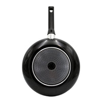 Prestige Safecook Non-stick 20cm Open Frypan | Induction Base Frying Pan Non-Stick | Diamond shield triple coated Pan - PR22088 - Black