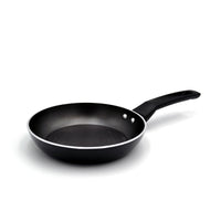 Prestige Safecook Non-stick 18cm Open Frypan | Frying Pan Non-Stick | Dimple shield triple coated Pan - PR22087 - Black