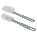 Prestige Silicone 2 pc Spatula Set | Ergonomic Grip | Stain Resistant|Anti-Slip Feature | Grey - PR50175