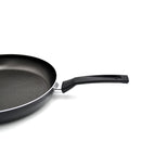Prestige Safecook Non-stick 32cm Open Frypan | Frying Pan Non-Stick | Dimple shield triple coated Pan - PR22094 - Black