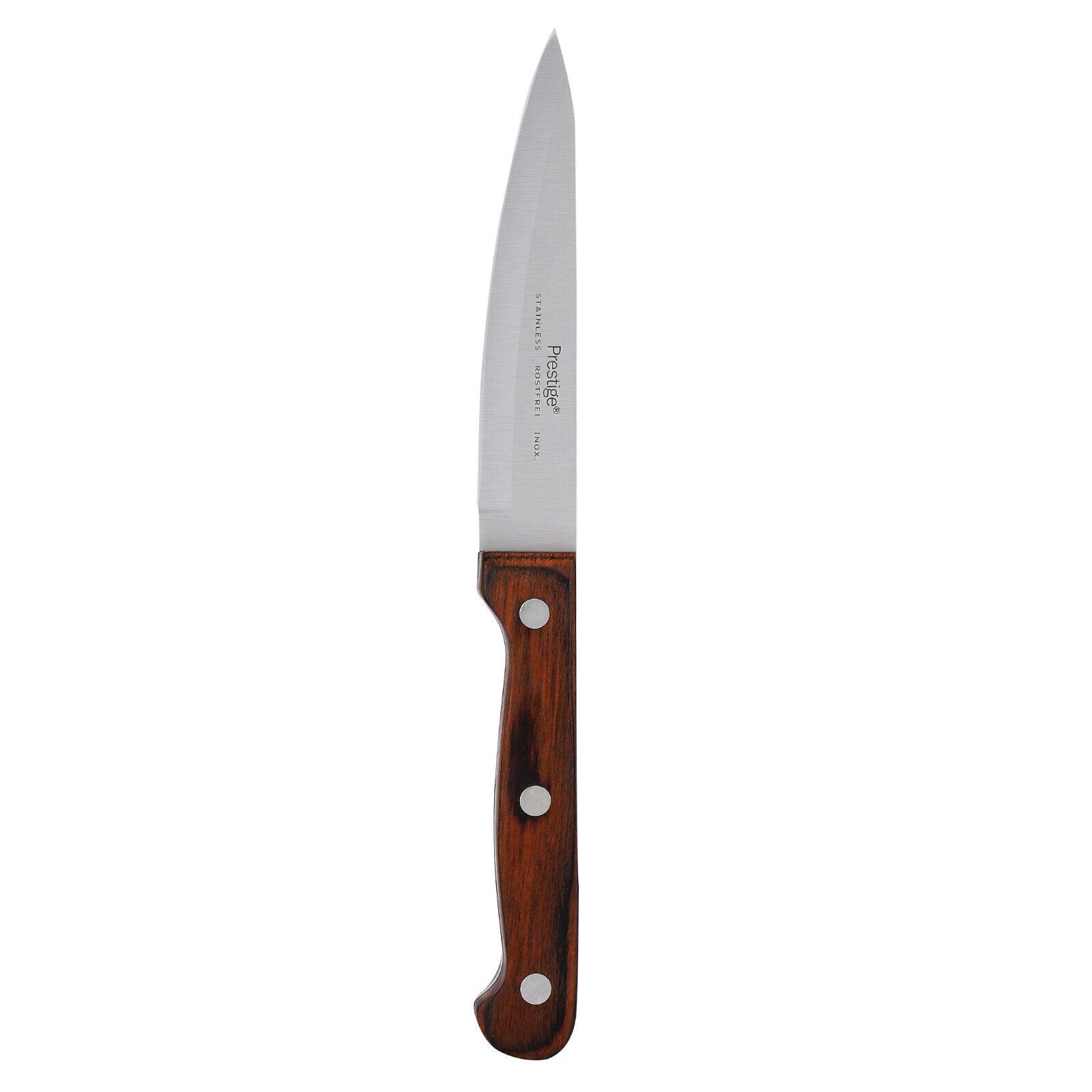 Prestige Classic Vegetable Knife 10.5cm | Wooden Handle Knife | Tough Hollow Ground Blades | PR1974