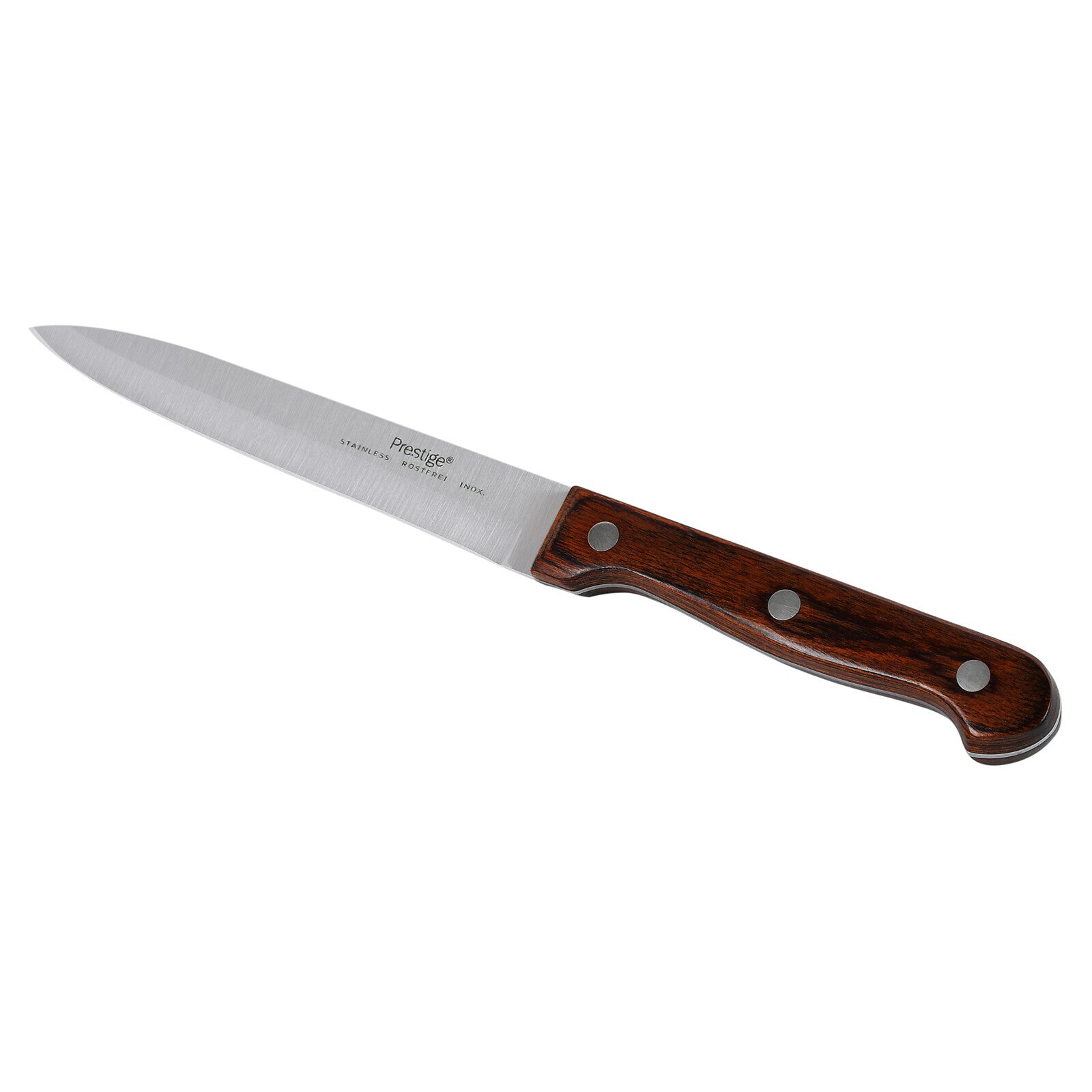 Prestige Classic Utility Knife 12.5cm | Wooden Handle Knife |Tough Hollow Ground Blades | PR1975
