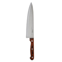 Prestige Classic Chef Knife 20cm | Wooden Handle Knife |Tough Hollow Ground Blades | PR1977