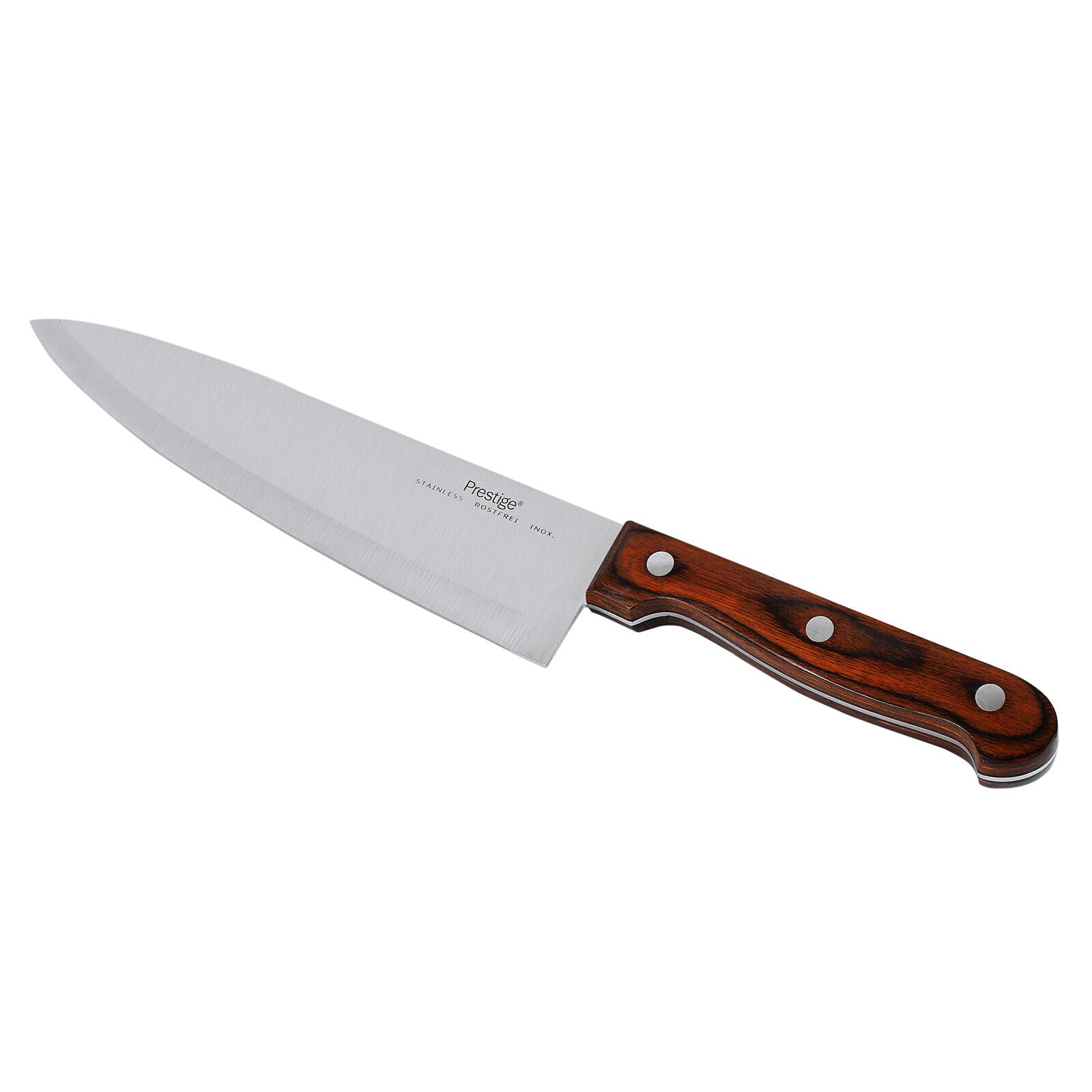 Prestige Classic Chef Knife 20cm | Wooden Handle Knife |Tough Hollow Ground Blades | PR1977