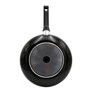 Prestige Safecook Non-stick 24cm Open Frypan | Induction Compatible Frying Pan Non-Stick | Diamond shield triple coated Pan - PR22090 - Black