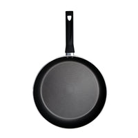 Prestige Safecook Non-stick 24cm Open Frypan | Induction Compatible Frying Pan Non-Stick | Diamond shield triple coated Pan - PR22090 - Black