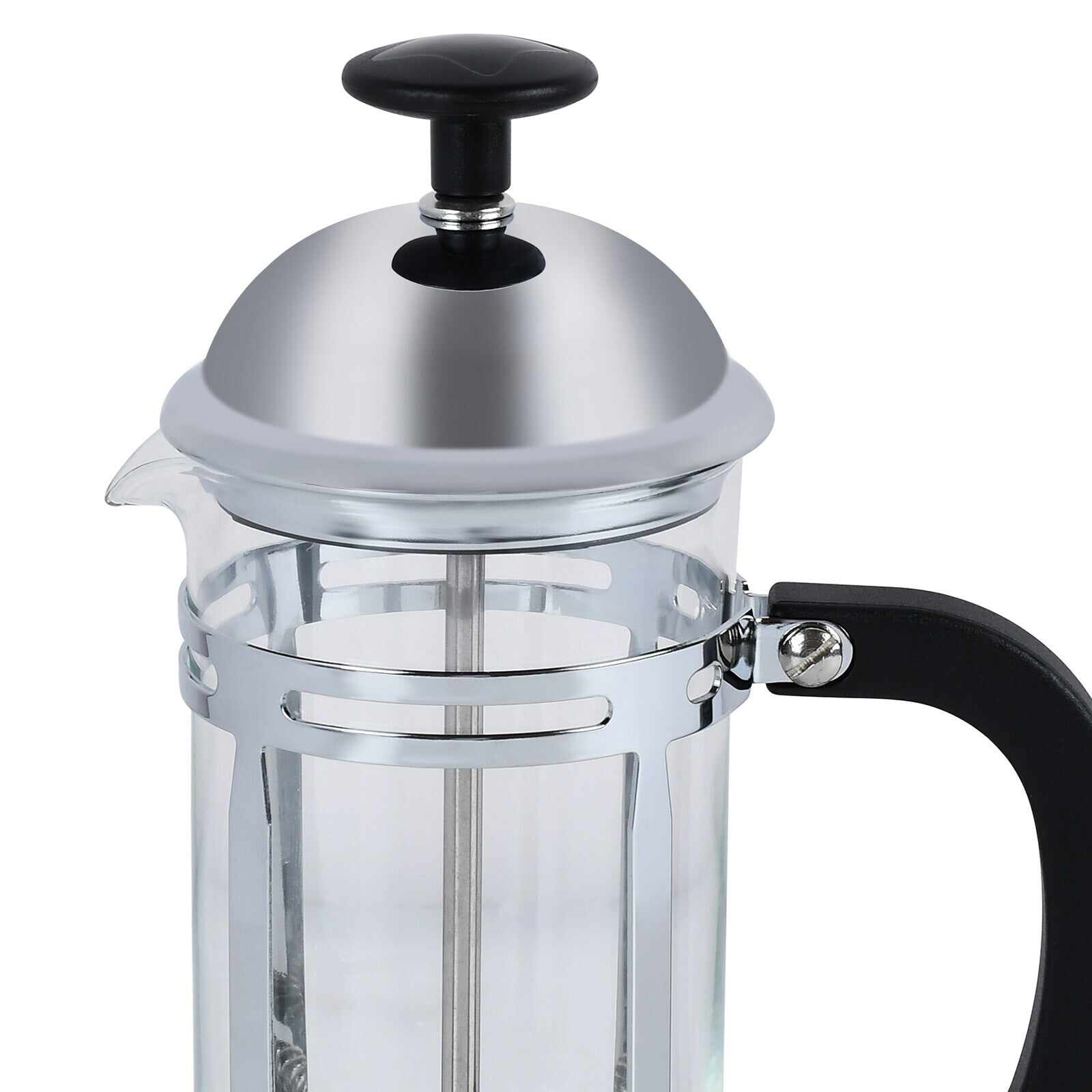 Prestige French Press Coffee Maker 3 Cups 375ml | Compact Glass French Press with Stainless Steel Filter | PR48132
