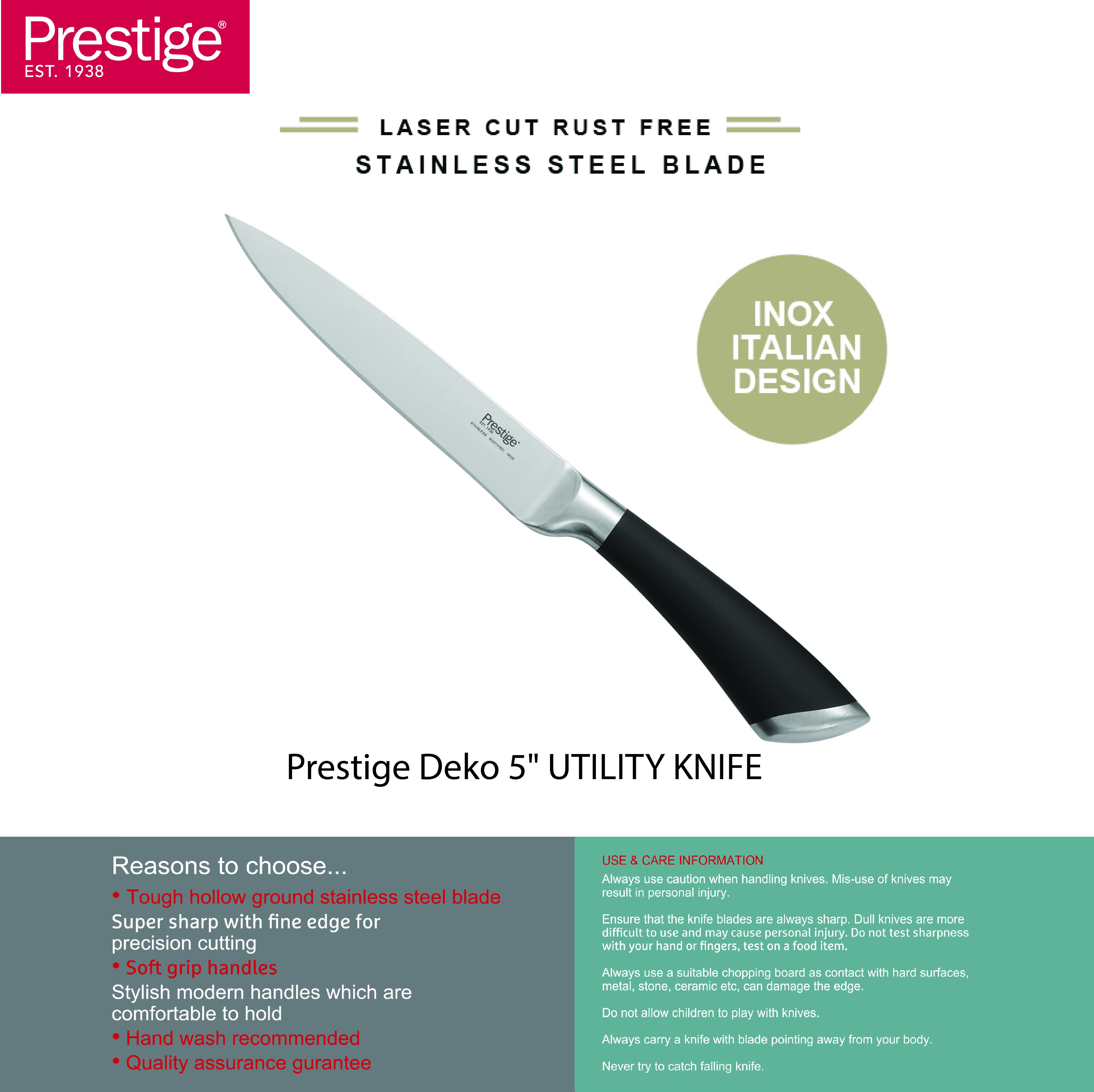 Prestige Deko 5" Utility Knife | PR57544
