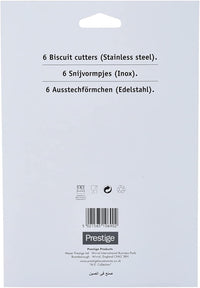 Prestige Assorted Biscuit Cutters (6pcs) | PR5686