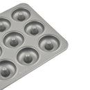Prestige Mini Donut Pan | Non-Stick Baking Pan with 12 Cup | Donut Baking Tray | Grey - PR218616