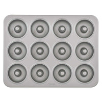 Prestige Mini Donut Pan | Non-Stick Baking Pan with 12 Cup | Donut Baking Tray | Grey - PR218616