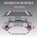 Taylor Digital Body Composition Scale, Bathroom Scale for Body Weight, Measures Body Fat, Body Water & Muscle Mass, 8 User Recognition, Normal & Athlete Modes, FSA HSA Eligible, 400 lb Capacity, Black