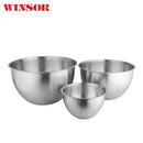 Winsor 3 Pc Mixing Bowl Set (17 Cm, 21 Cm, 25 Cm) | WR80835