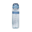 Winsor Pinnacle Quench Hydration Bottle (700ML,Blue) |Motivational Water Bottle with Sipper, One-Handed Operation, Hydration Tracker & Flip Top Lid | Ideal for School, Office, Sport, College, Home,Travel