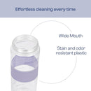 Winsor Pinnacle Pulse Hydration Bottle (650ML,Lavender) | Motivational Water Bottle with One Hand Operation, Hydration Tracker &Flip Top Lid | BPA Free | Ideal for School, Office, Sport,College, Home.