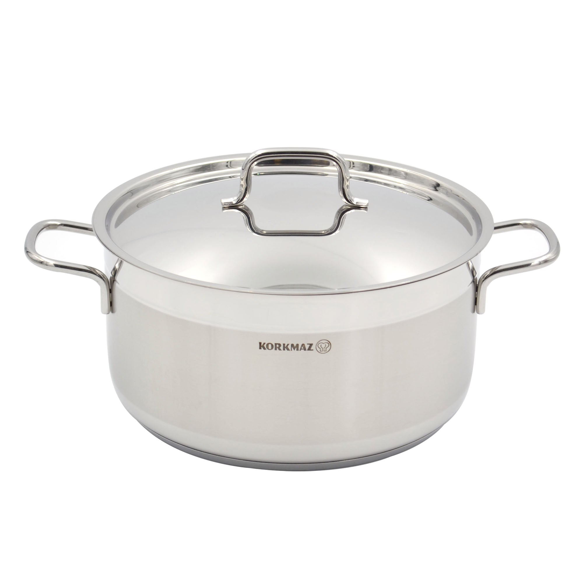 Korkmaz Alfa Stainless Steel Casserole Pot 28X14 Cm / 8.5 L.
 | KA1028